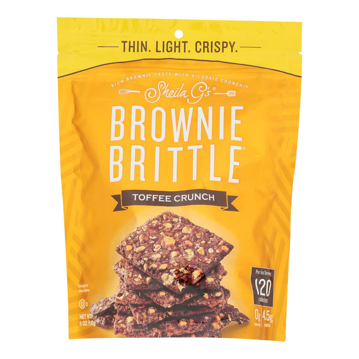 Sheila G's Brownie Brittle Toffee Crunch - 5 Oz Bags - 6 Count