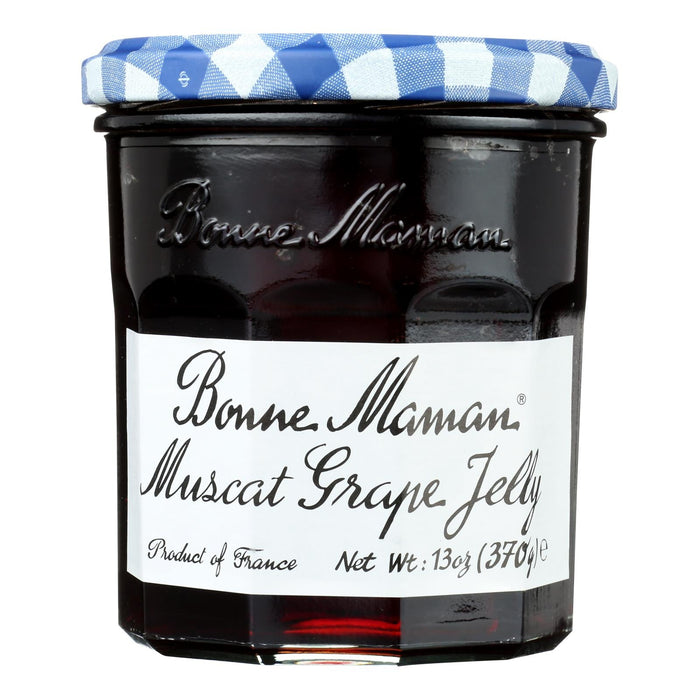 Bonne Maman Grape Jelly - 13 oz - Pack of 6 - All Natural Fruit Spread