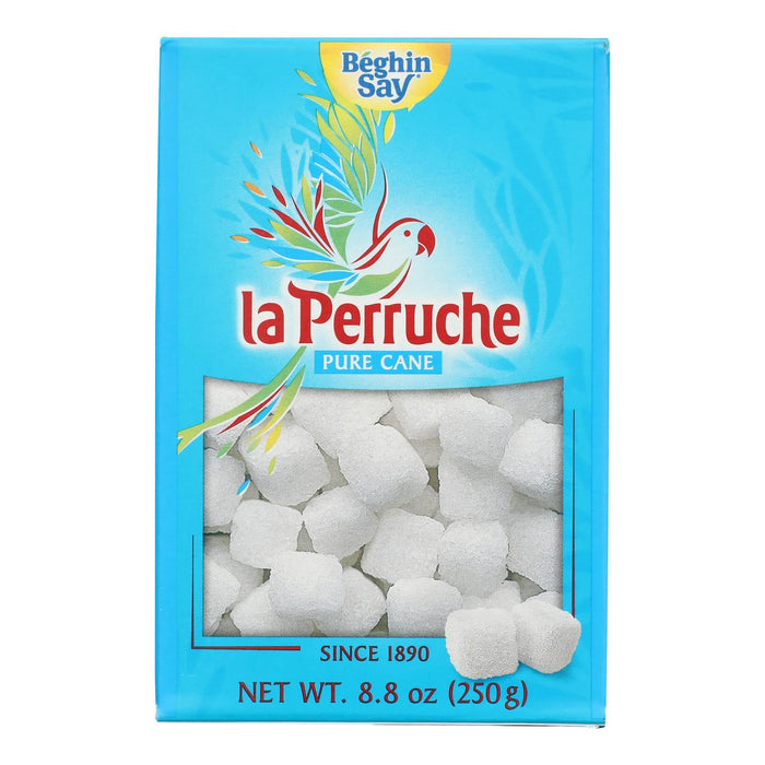 La Perruche White Sugar Cubes - 8.8 Oz - Pack of 8 - Premium French Sugar