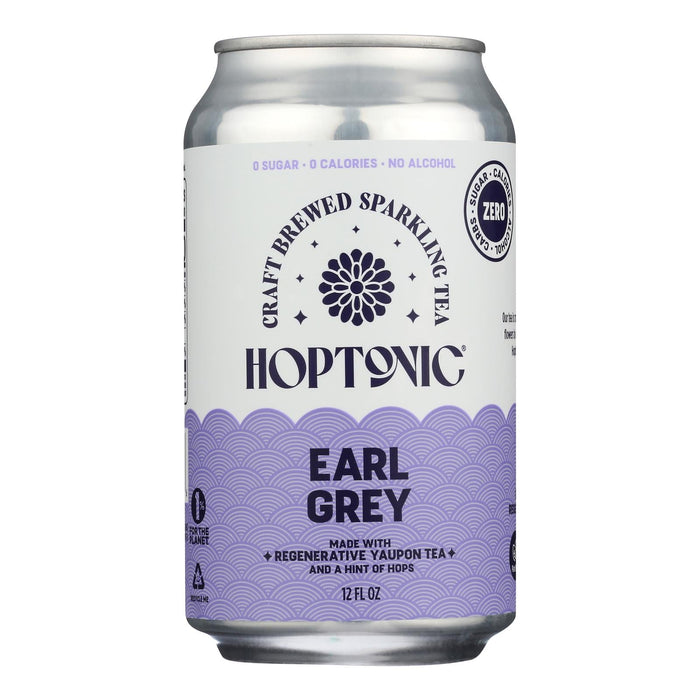 Hoptonic Tea Organic Sparkling Earl Grey, 12 fl oz  (12 Pack)
