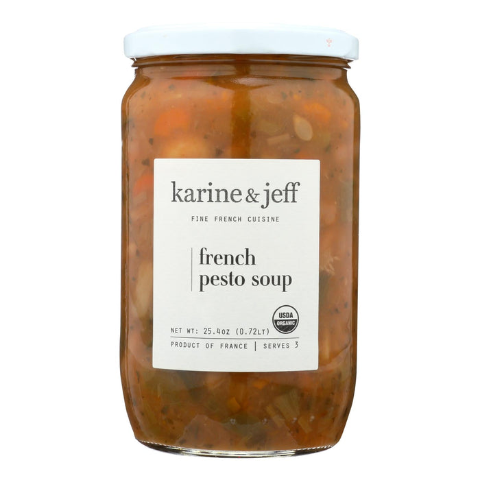 Karine & Jeff French Pesto Soup, Organic, 6 x 25.4 oz