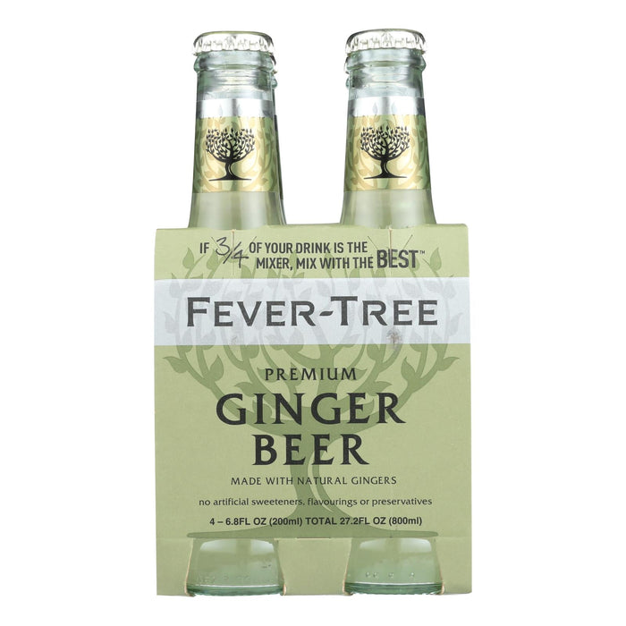 Fever-Tree Ginger Beer - 6 Pack - 6.8 Fl Oz  - Premium Quality Mixer