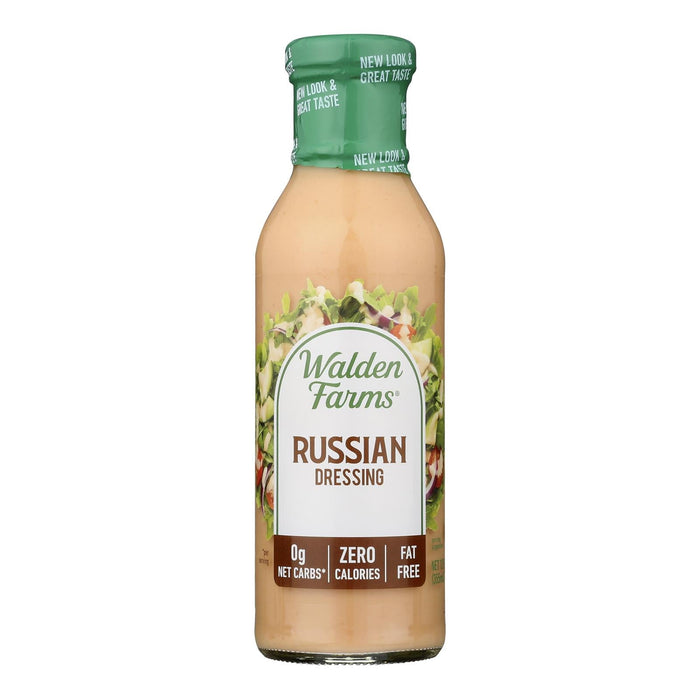 Walden Farms Calorie Free Russian Dressing (12 oz , Pack of 6) - Sugar Free, Gluten Free