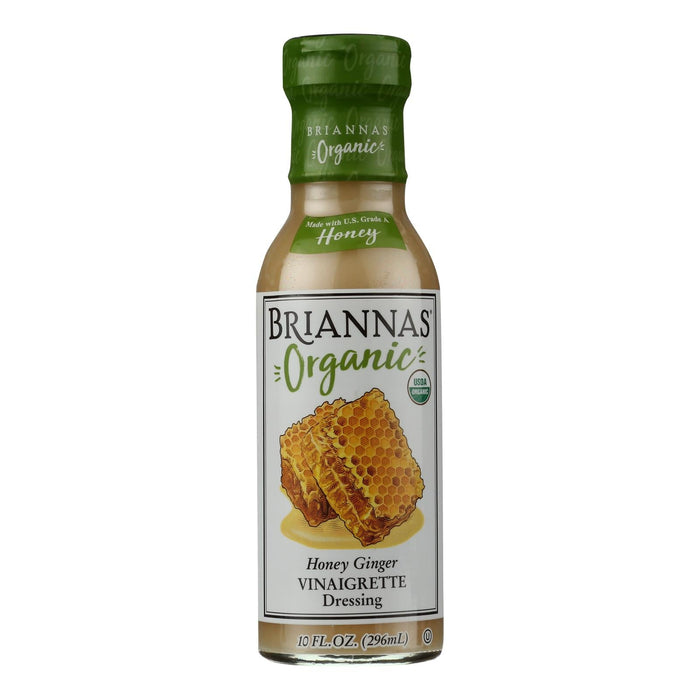 Brianna's Honey Ginger Vanilla Salad Dressing - Pack of 6 - 10 fl oz