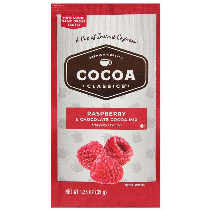 Cocoa Classics Chocolate Raspberry Cocoa Packets - 1.25 oz - 12 Count