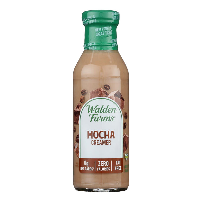Walden Farms Sugar-Free Mocha Coffee Creamer, 12 fl oz  (Pack of 6)