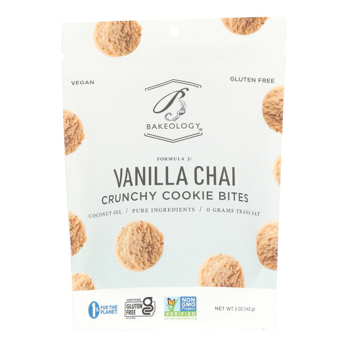 Bakeology Gluten-Free Vegan Vanilla Chai Cookie Bites - 8.5 oz - Pack of 8
