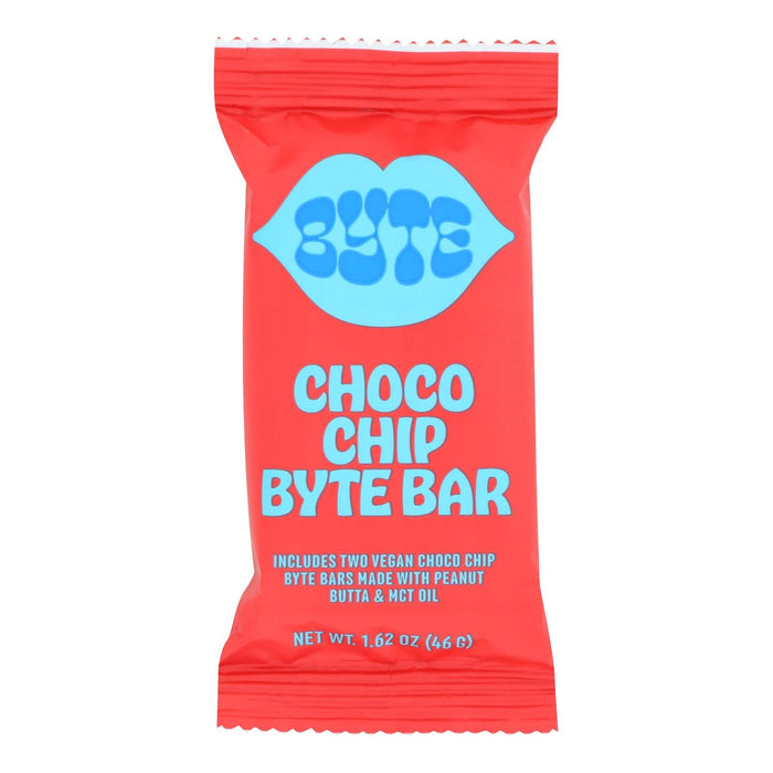 Byte Bars Choco Chip - 12 x 1.62 Oz - Chocolate Chip Energy Bars