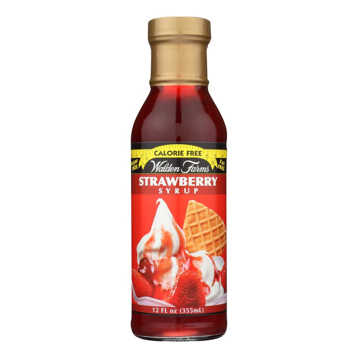 Walden Farms Sugar-Free Strawberry Syrup, 12 Fl Oz  (Pack of 6)