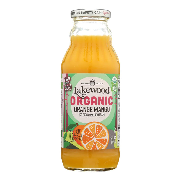 Lakewood Organic Orange Mango Juice, 12.5 Fl Oz  (Pack of 12)