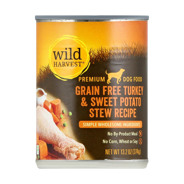 Wild Harvest Dog Food Turkey & Sweet Potato Stew, 13.2 oz  (Pack of 12)