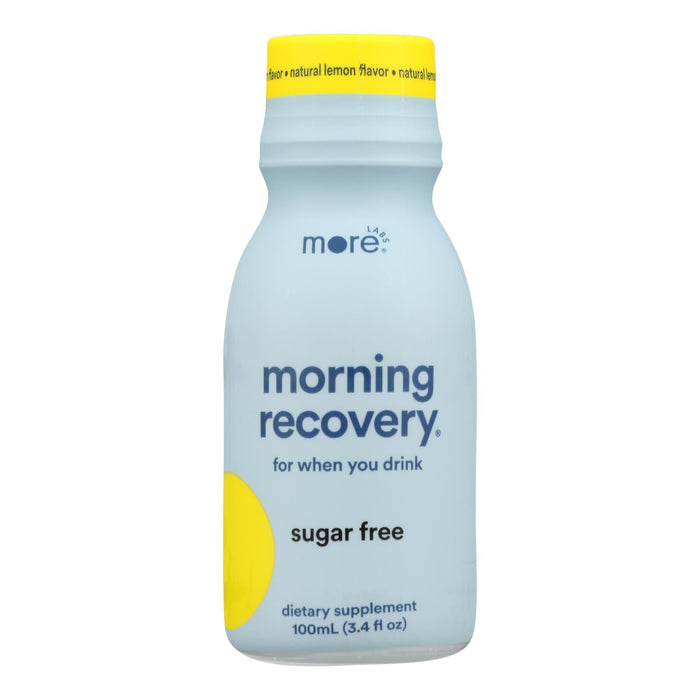 More Labs Morning Recovery LQ Shot - Sugar Free - Pack of 12 - 3.4 fl oz