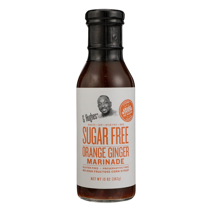 G Hughes Sugar Free Orange Ginger Marinade (Pack of 6) 13 Oz