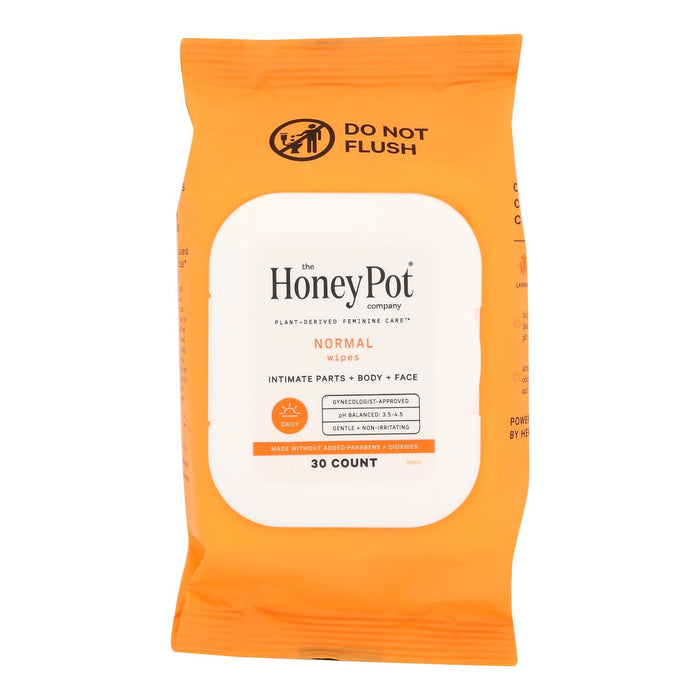 The Honey Pot Company Normal Feminine Wipes - 30 Count
