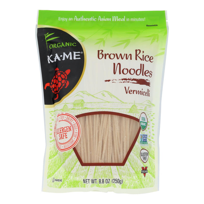 Ka'me Brown Rice Noodles Vermicelli - Gluten-Free, Pack of 6 - 8.8 Oz