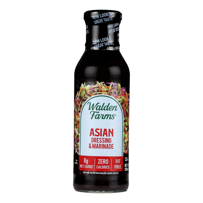 Walden Farms Asian Dressing - Calorie Free, Sugar Free - 12 fl oz - Pack of 6