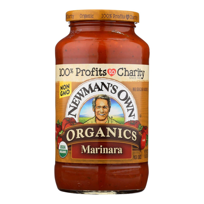 Newman's Own Organics Marinara Pasta Sauce, 23.5 oz, 8-Pack | Organic Tomato Sauce