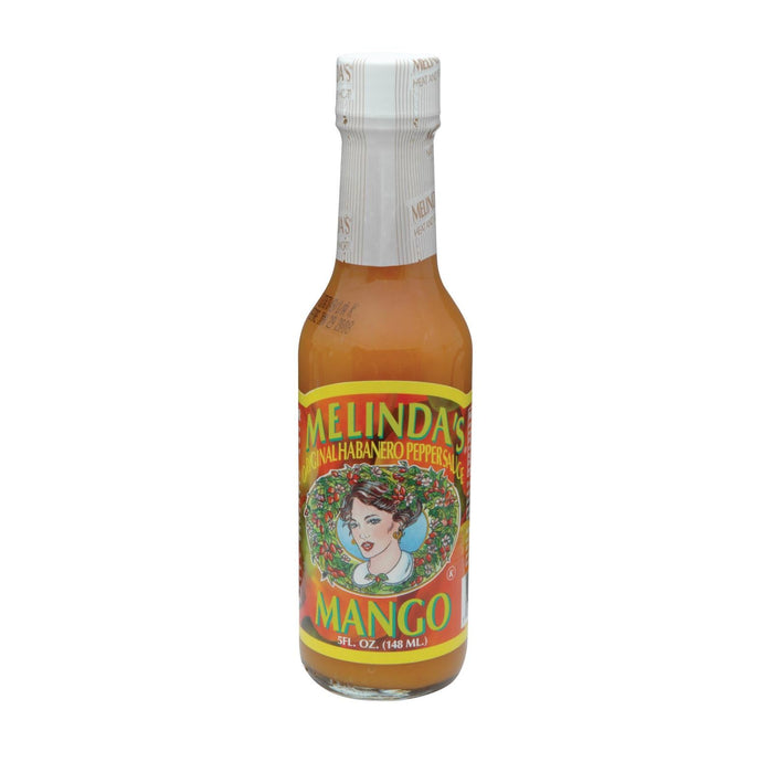 Melinda's Mango Habanero Hot Sauce - Mild & Sweet Flavor - Pack of 12 (5 oz )