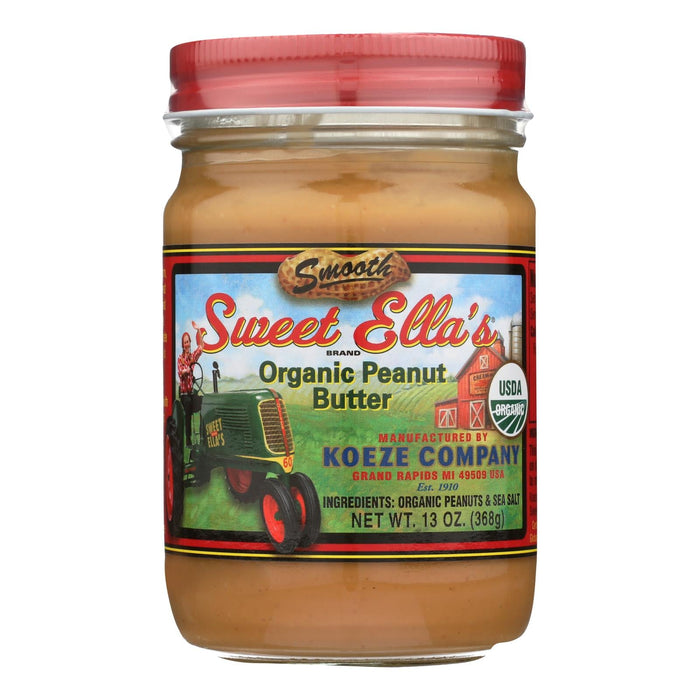 Sweet Ella's Peanut Butter OG1 Smooth (Pack of 6 - 13 Oz)