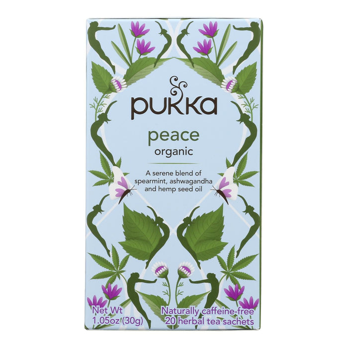 Pukka Peace Organic Green Tea Bags - 20 Count
