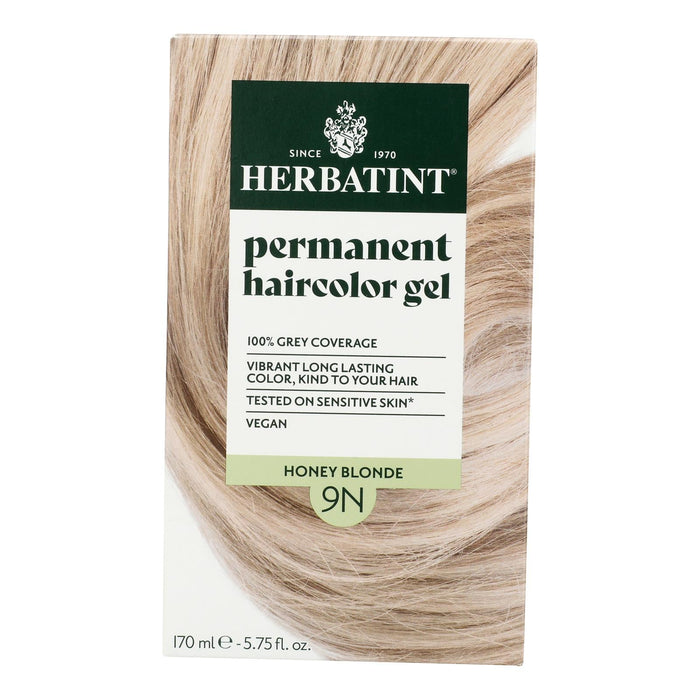 Herbatint 9N Honey Blonde Hair Color - Natural Permanent Dye - 5.75 fl oz