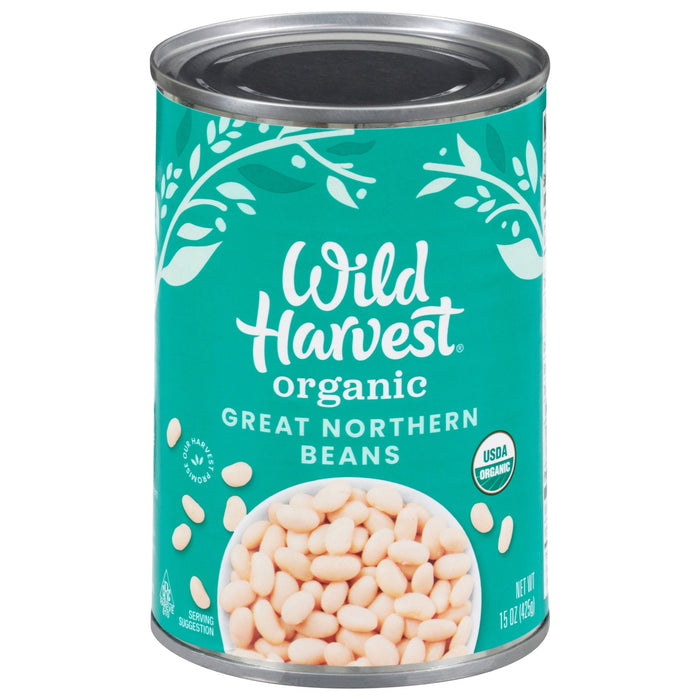Wild Harvest Northern Beans - 15 oz Can - 12 Count Case