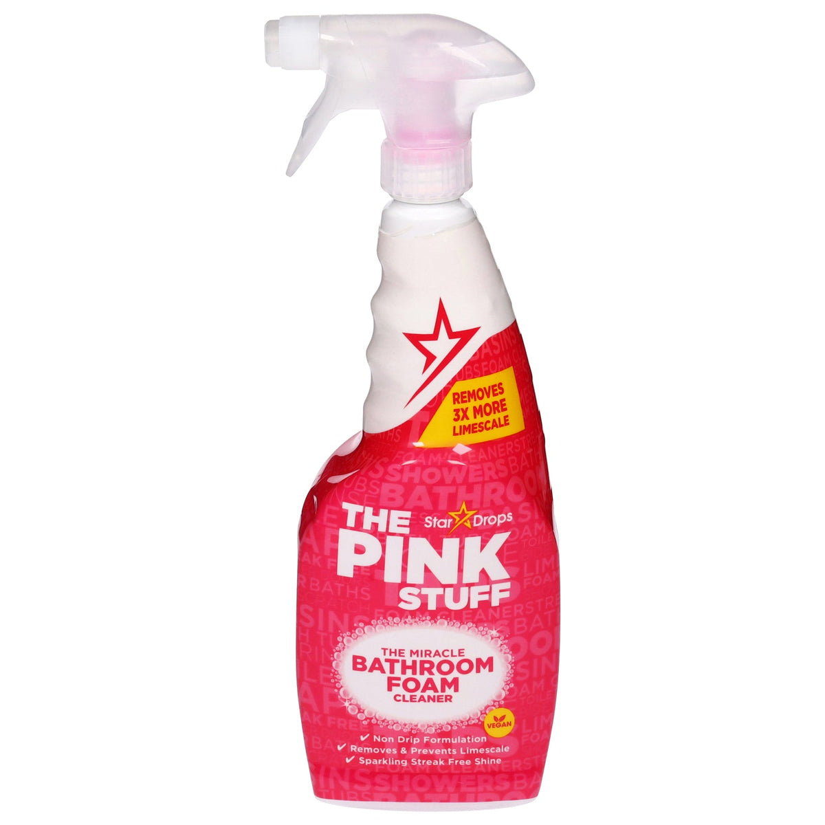 The Pink Stuff Bathroom Foam Miracle (Pack of 10) - 25.4 fl oz - Foami ...