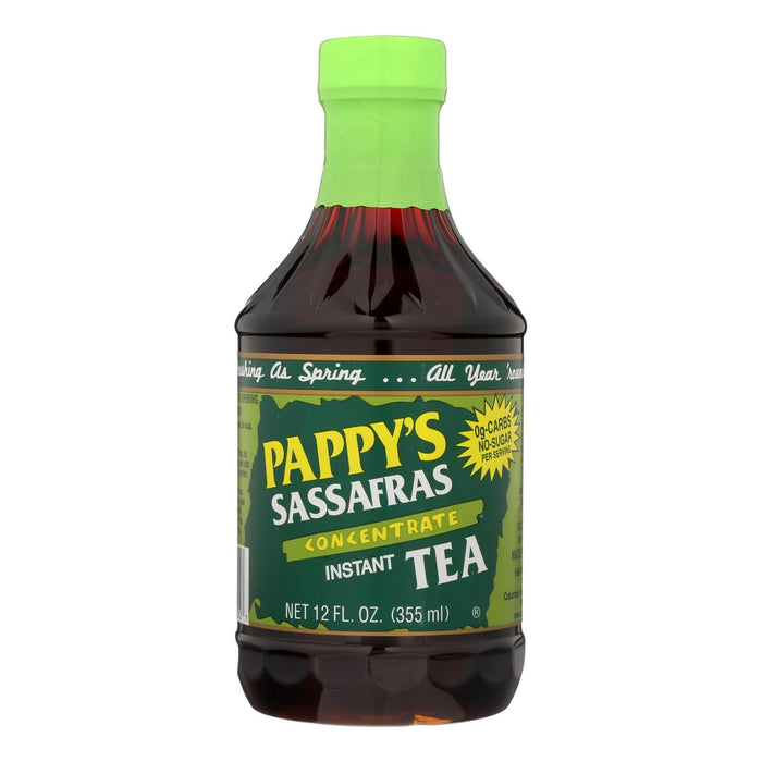 Pappy's Sassafras Concentrate Instant Tea - 6 x 12 fl oz - Refreshing Flavor