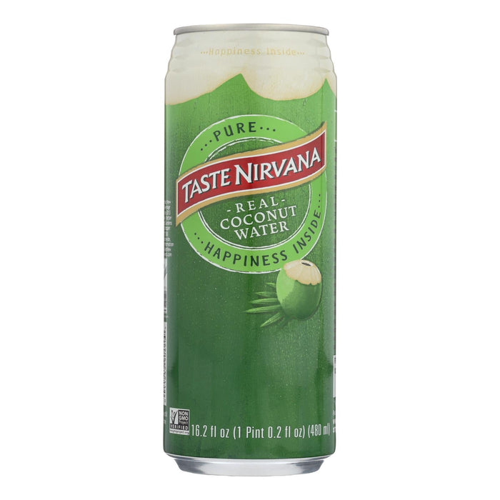 Taste Nirvana Coconut Water (12 x 16.2 Fl Oz) - Premium Electrolyte Drink