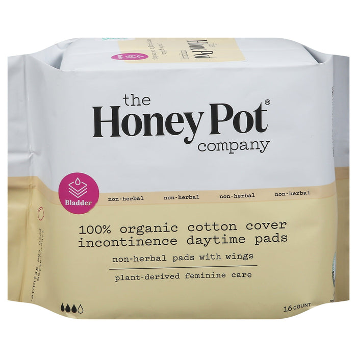 The Honey Pot Herbal-Free Incontinence Pads for Sensitive Bladder - Day Use - 16 Count