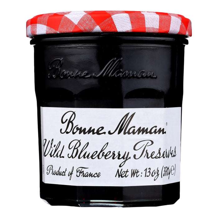 Bonne Maman Wild Blueberry Conserve (Pack of 6) - 13 oz  - Premium Fruit Spread