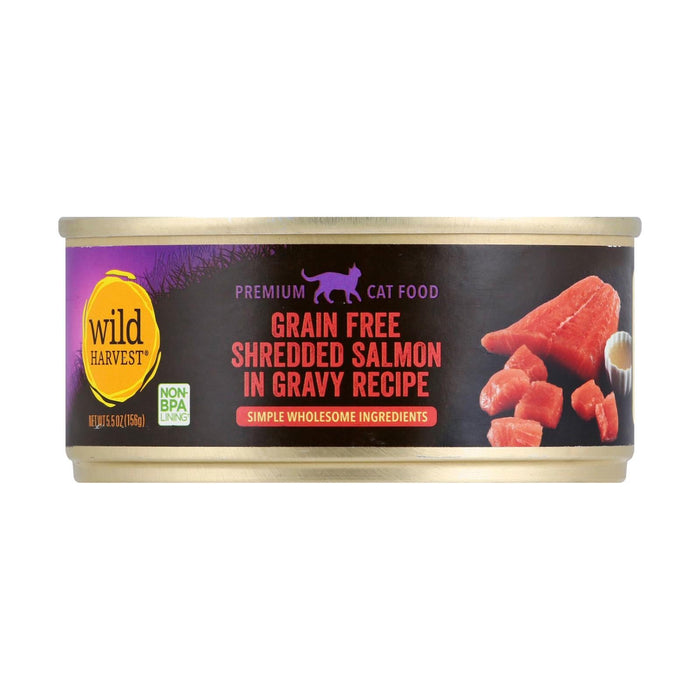 Wild Harvest Grain Free Salmon Dinner in Gravy Cat Food - 24 x 5.5 oz