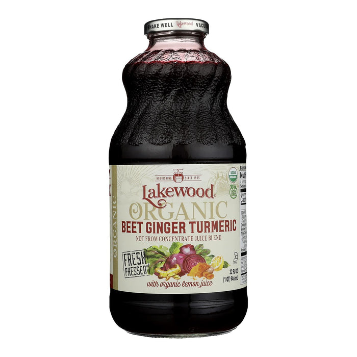 Lakewood Juice - Beet Ginger Turmeric - 6 x 32 Oz - Immunity & Detox Cleanse