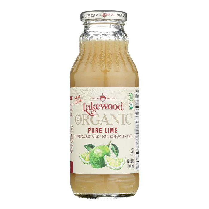 Lakewood Pure Lime Juice (12 x 12.5 Fl Oz) - Pack of 12 - Tart & Tangy, Fresh Squeezed