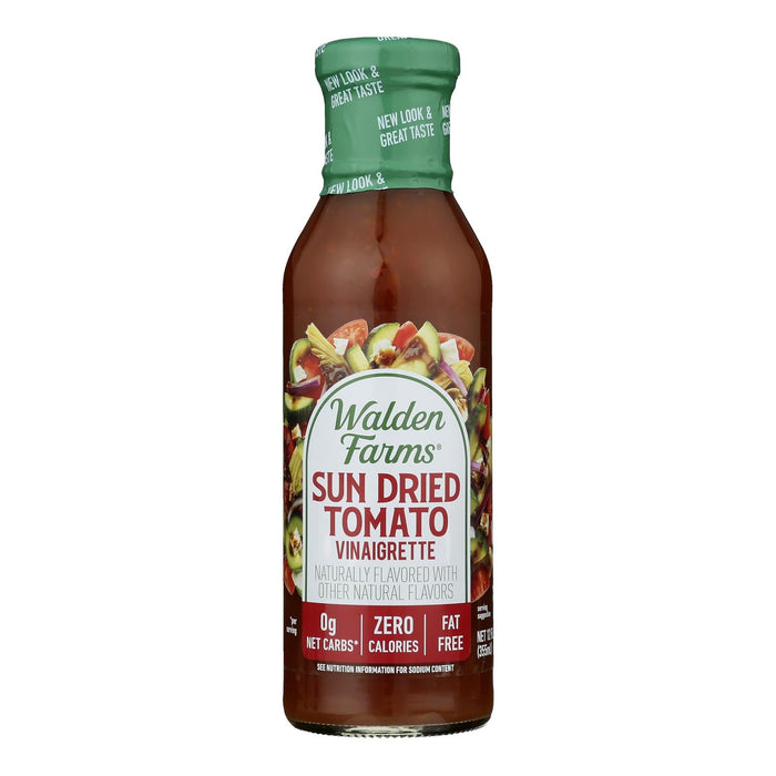 Walden Farms Italian Dressing with Sun-Dried Tomato - Pack of 6 - 12 fl oz - Sugar-Free & Calorie-Free