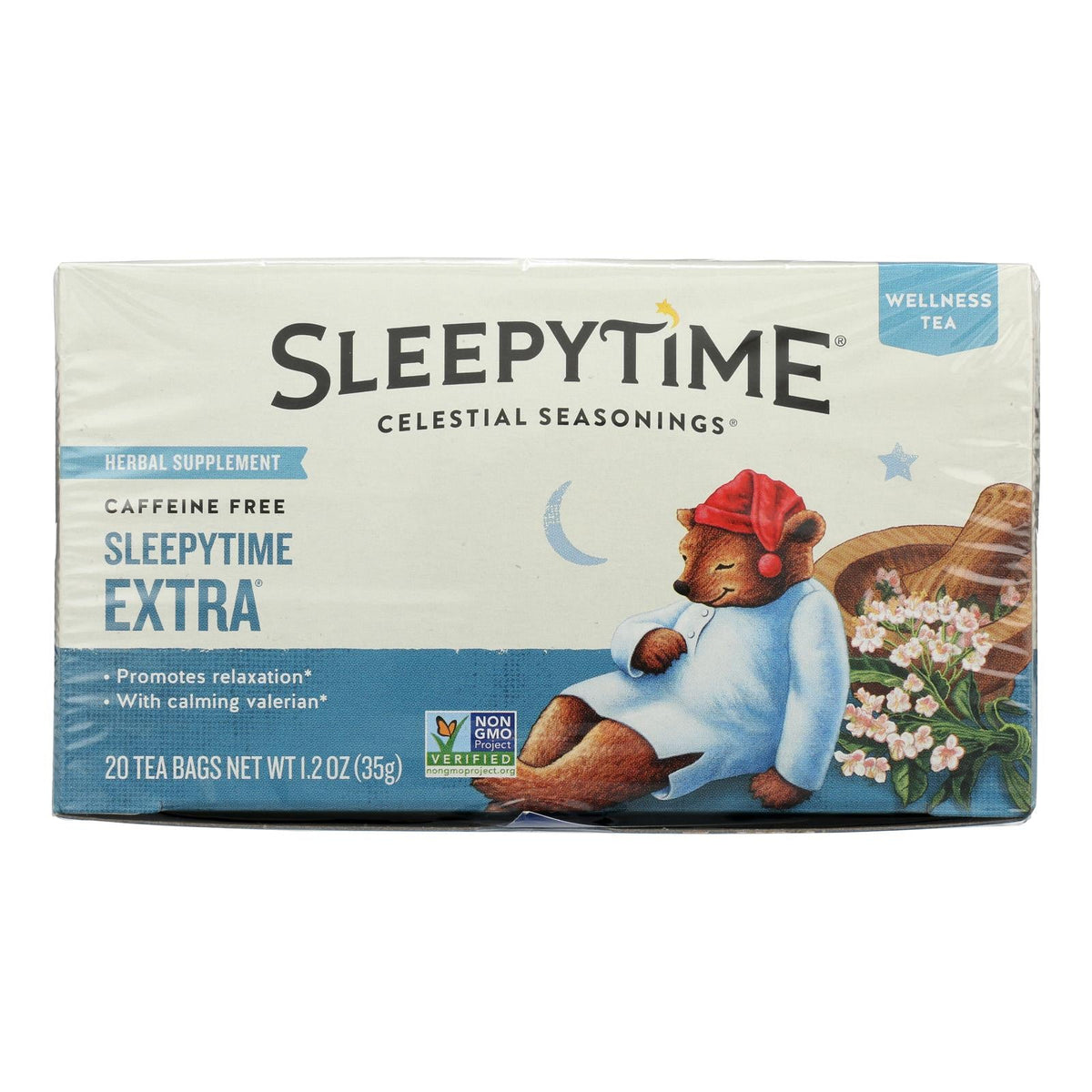 Celestial Seasonings Sleepytime Extra Tea, Caffeine Free, 20 Bags - He ...