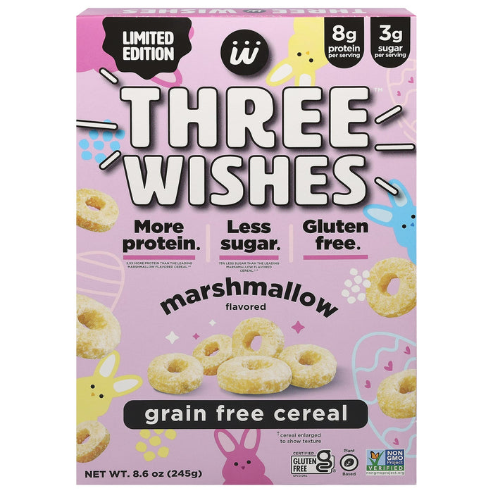 Three Wishes Marshmallow Cereal, Gluten-Free, Pack of 6 - 8.6 oz