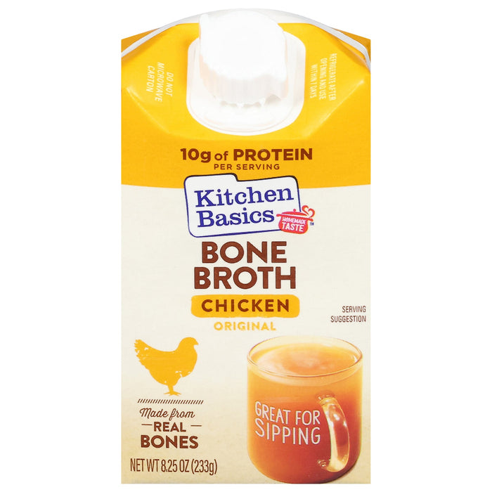 Kitchen Basics Chicken Bone Broth, 12-Pack, 8.25 oz - Rich & Flavorful