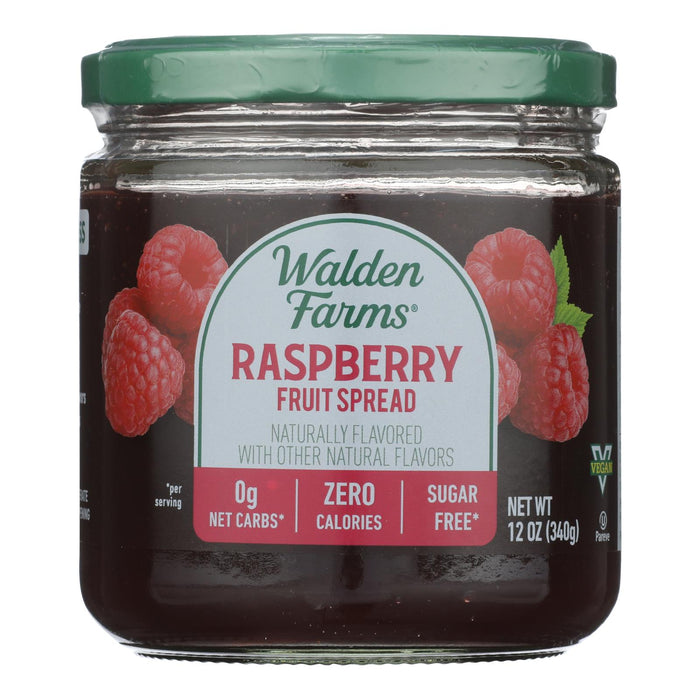 Walden Farms Raspberry Fruit Spread - Sugar-Free, Calorie-Free - Pack of 6 - 12 Oz