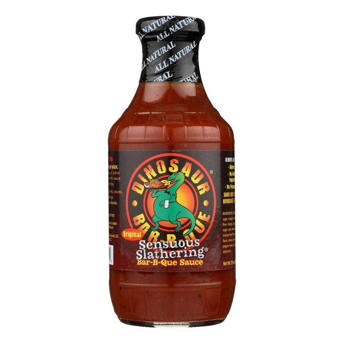 Dinosaur Sensuous Slathering BBQ Sauce - 6 x 19 Fl Oz - Tangy & Sweet