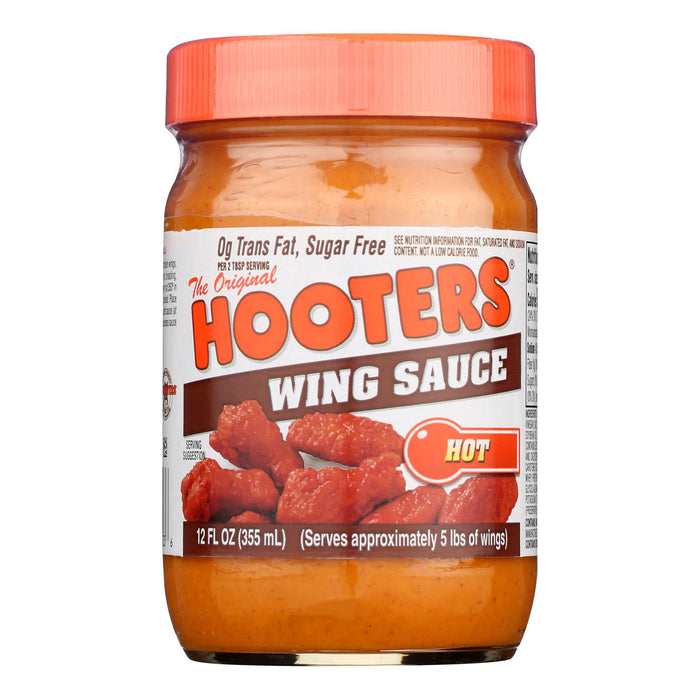 Hooters Hot Wing Sauce - 12 oz  (Pack of 6)