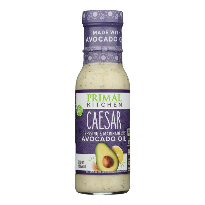 Primal Kitchen Caesar Dressing - Pack of 6 - 8 Fl Oz - Keto & Paleo Friendly