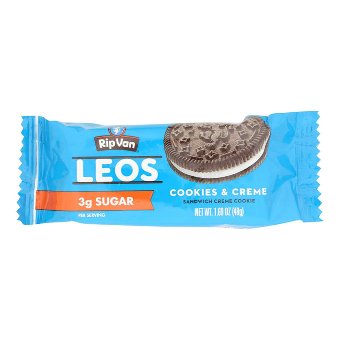 Rip Van Wafels Cookies & Creme, 10-1.69 Oz Leos