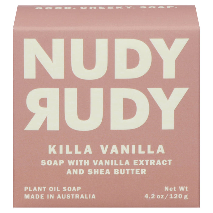 Nudy Rudy Soap Killa Vanilla Soap - 4.2 oz Bar