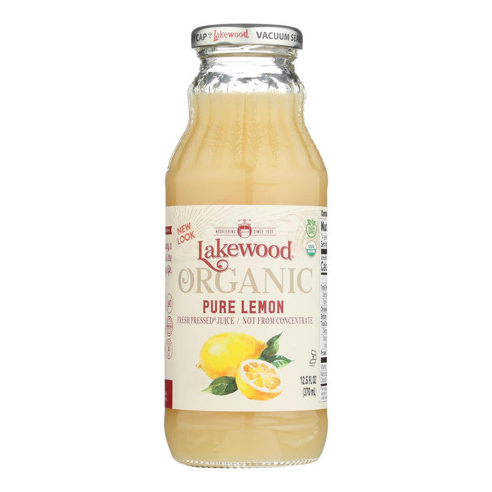 Lakewood Organic Lemon Juice - 12.5 Fl Oz  (Pack of 12)
