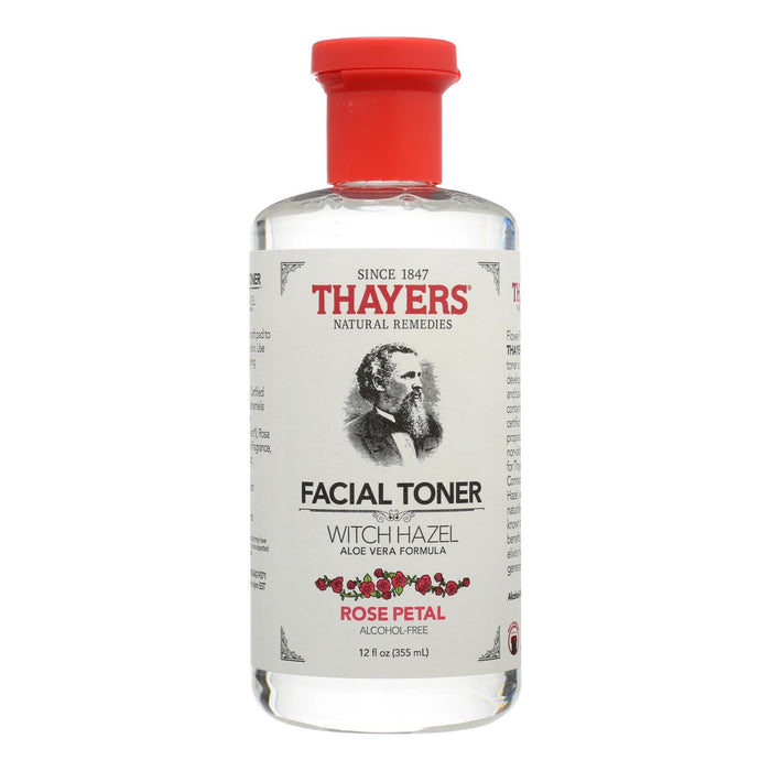 Thayers Natural Remedies Witch Hazel Rose Petal Facial Toner, Alcohol-Free - 12 fl oz