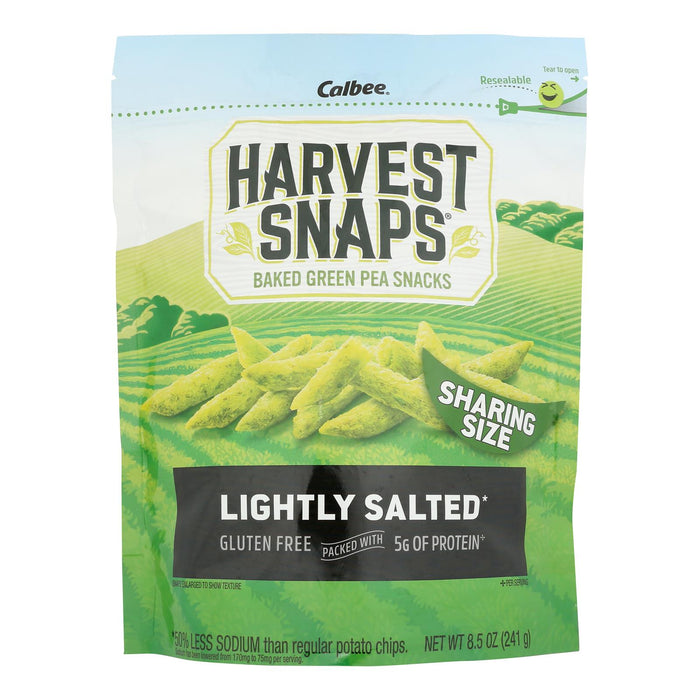 Harvest Snaps Lightly Salted Green Pea Crisps - Pack of 6-8.5 Oz Bags