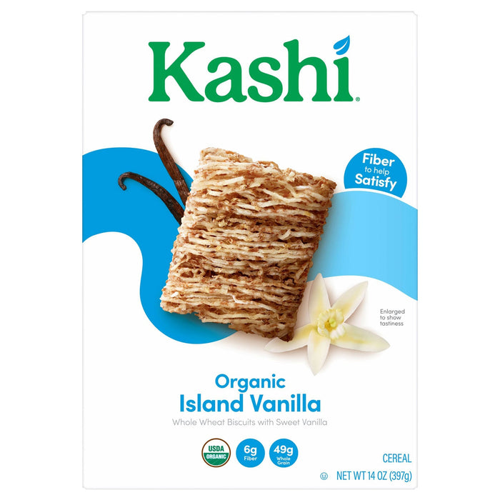 Kashi Island Vanilla Cereal, 10.14 oz, (Pack of 10) - Crunchy Organic Granola
