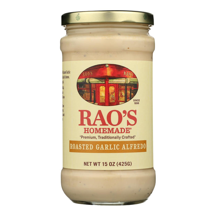 Rao's Roasted Garlic Alfredo Sauce - 6 x 15 oz  - Authentic Italian Flavor