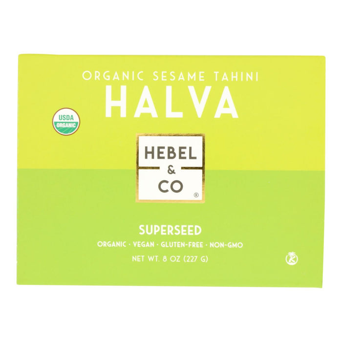 Hebel & Co. Halva Organic Superseed 8 oz - 12 Count Case - Gluten-Free Snack